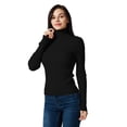 thumbnail image 5 of Lightweight Ribbed Turtleneck for Women - Slim Fit, 5 of 6