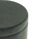 thumbnail image 4 of Otomana de almacenamiento HomePop Home Decor Loden, de terciopelo verde, grande, 4 of 7