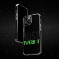 thumbnail image 6 of DistinctInk Clear Case for Apple iPhone 13 PRO (6.1" Screen) - Just Twerk It, 6 of 9