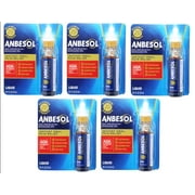 Anbesol Maximum Strength Instant Pain Relief Liquid, 0.41 fl oz (5 pack)
