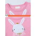 thumbnail image 4 of HWJAD Baby Girls Tutu Dress Rabbit Toddler Cotton Layered Tutu Dress Tulle Dresses Princess Party Cartoon Summer Dress 2T, 4 of 6