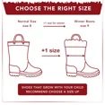 thumbnail image 5 of EUXTERPA Kids Light Up Dinosaur Rain Boots Winter Snow Warm Lined Boots for Boys Toddler Size 10, 5 of 7
