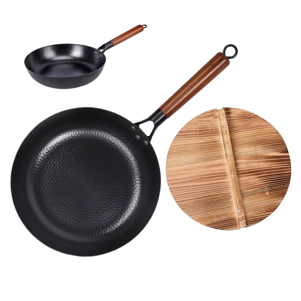 Ksruee Non Stick Frying Pans Saute Cooking Cookware Outdoor Frying Pan for Home Kitchen Restaurant Indoor Outdoor Picnics Grilling Barbecue