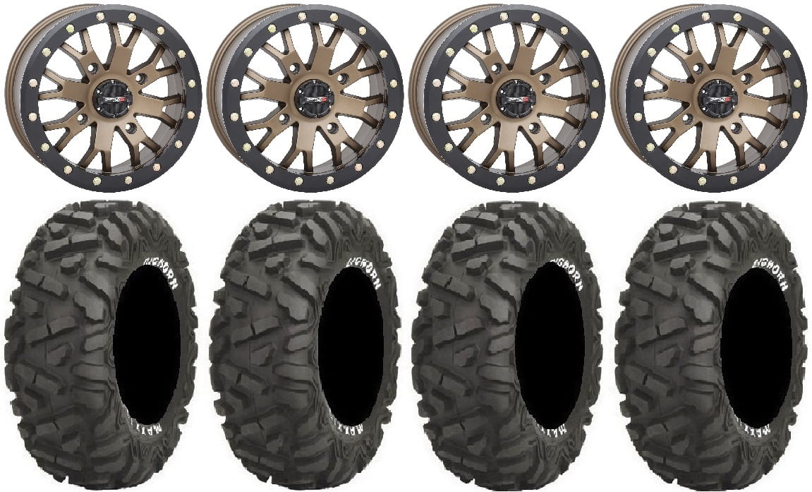 System 3 SB4 Bronze (6+1/4+3) 14" Wheels 30" BigHorn Tires CanAm Defender