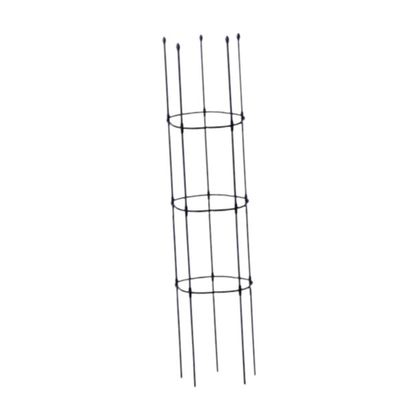 Estructura vertical decorativa de metal para plantas trepadoras y flores. 133 cm