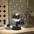 thumbnail image 5 of Urban Shop LED Rotating Mirror Disco Ball Table Lamp, Color-Changing Party Light, 5 of 9
