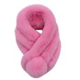 thumbnail image 2 of Lilgiuy Women Versatile Warm Imitation Three Tube Scarf Winter Thickened Plush Scarf for Work Office Business, 2 of 4