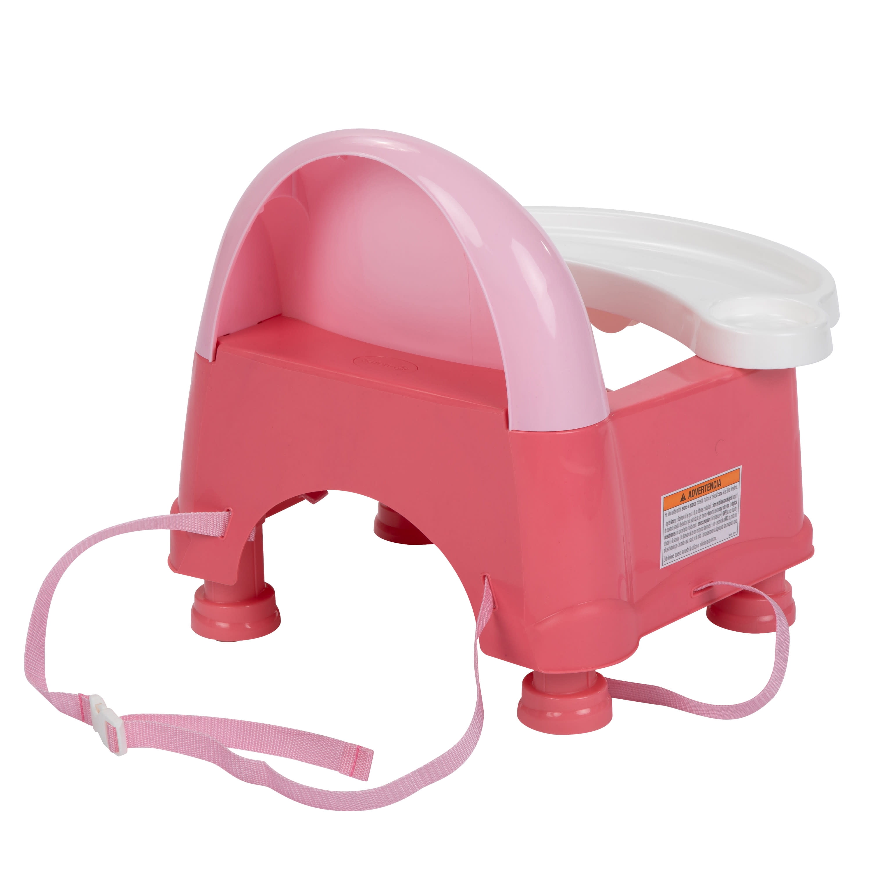 Safety 1st Easy Care Swing Tray Feeding Booster, Coral Crush