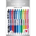 thumbnail image 1 of Boligrafos de Gel Zebra Sarasa Push Clip P JJ15 10C Punta Fina 0.5 mm Set 10 Colores, 1 of 5