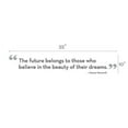 thumbnail image 2 of The Future Belongs Quote Lettering Wall Decal, 2 of 2