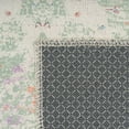 thumbnail image 5 of KUKOON Vintage Faded Green Washable & Non Slip Area Rug, 5 of 5