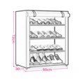 thumbnail image 2 of Combination Shoe Rack Dustproof Storage Shoe Cabinet, 2 of 6