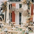 thumbnail image 4 of AIR-Wedding Arch Draping Fabric Champagne Chiffon Fabric Drapery 2 Panels Ivory Backdrop Curtain Wedding Arch Drapes Sheer Curtains Wedding Backdrop for Reception Birthdays Party Ceiling for Ceremony, 4 of 4