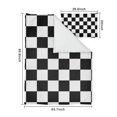 thumbnail image 5 of Black and White Checkered Duvet Cover and Pillowcase Set for Single Bedding, Bedroom Accessories for Kids Teens, 5 of 5