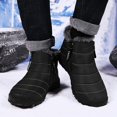 thumbnail image 3 of Men's Waterproof Snow Boots, Cotton Shoes Plus Fleece Outdoors, 3 of 5
