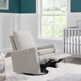thumbnail image 6 of Oxford Baby Uptown Power Upholstered Glider Recliner Rocking Chair 270° Swivel for Nursery and Living Room – Sand​, 6 of 10