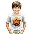 thumbnail image 3 of CONZONE Halloween Big Girls T Shirts Short Sleeve Pumpkin Graphic Tees for Girls Crew Neck Cute Tops, 3 of 3