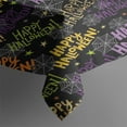 thumbnail image 3 of Happy Halloween Spider Web Table Cloth,Wrinkle Free Table Cover with Polyester,Waterproof Reusable Table Clothes for Easter Birthday Picnic Wedding (Rectangle,60x84inch), 3 of 5