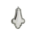 thumbnail image 3 of Allstate 8" Classy and Classic Crystal Pendant Drop Christmas Ornament - Silver, 3 of 3