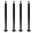 thumbnail image 5 of Miumaeov Cable Railing Post 36"x2"x2" Adjustable Top Level drilled Post Level Line Post Top Mount Stainless Steel Black Finish Wood Concrete Level Deck (4Pc), 5 of 15