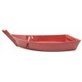 thumbnail image 3 of Japanese Traditional Red Plastic Lacquer Sushi Fishing Boat Serving Plate For Sushi Sashimi Kitchen Home Dining Decorative Dinnerware Party Hosting Display Boat, 3 of 4