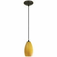 thumbnail image 4 of 28012-3c-orb/mya Access Lighting Champagne-One Light Glass Pendant with Cord-5 Inches Wide by 9 Inches Tall-Oil Rubbed Bronze Finish-Maya Glass, 4 of 5