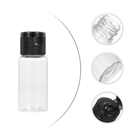 LOLIPPYY 12Pcs Subpackaging Bottles Leak Proof Assorted Color for Liquid Holding