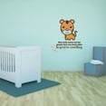 thumbnail image 2 of Be Good Tiger Animal Life Quote Cartoon Quotes Decors Wall Sticker Art Design Decal for Girls Boys Kids Room Bedroom Nursery Kindergarten Home Decor Stickers Wall Art Vinyl Decoration (10x10 inch), 2 of 2
