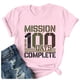 thumbnail image 2 of Camiseta informal de mujer con estampado de corazones de San Valentín, cuello redondo y manga corta: tejido suave, diseño adorable para San Valentín o para el día a día, 2 of 5