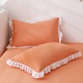 thumbnail image 4 of CSChome Housse de Coussin Lavable Résistante aux Déchirures Respirante Non Décolorante Style Princesse avec Bordure en Dentelle, 4 of 7