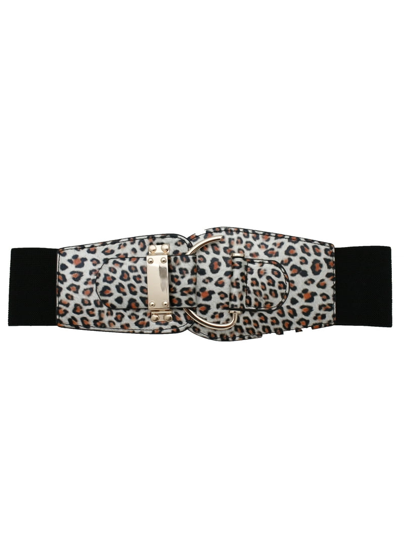 New Women Leopard Animal Print Safari Cheetah Wide Elastic  display picture 1