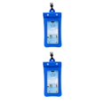thumbnail image 2 of Eigraketly Estuche para teléfono Pantalla táctil a prueba de agua Natación Bajo el agua Teléfono celular Bolsa seca Protector Estuche Azul 2piezas, 2 of 6