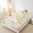 thumbnail image 4 of Feelyou Cartoon Unicorn Animal Full Size Sheets, Kawaii Cloud Rainbow Bed Sheets, Teens Kids Boys Girls Sheet Sets, Super Cozy Room Decor, 4 Pieces, 4 of 7
