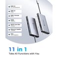 thumbnail image 4 of Open Box UTECHSMART USB C HUB TRIPLE DISPLAY USB C LAPTOP DOCKING STATION 11 IN 1 - GRAY, 4 of 6