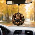 thumbnail image 3 of Reading Animal Christmas Hanging Ornament, Style C, Holiday Tree Decoration for Book Lovers, 3 of 8
