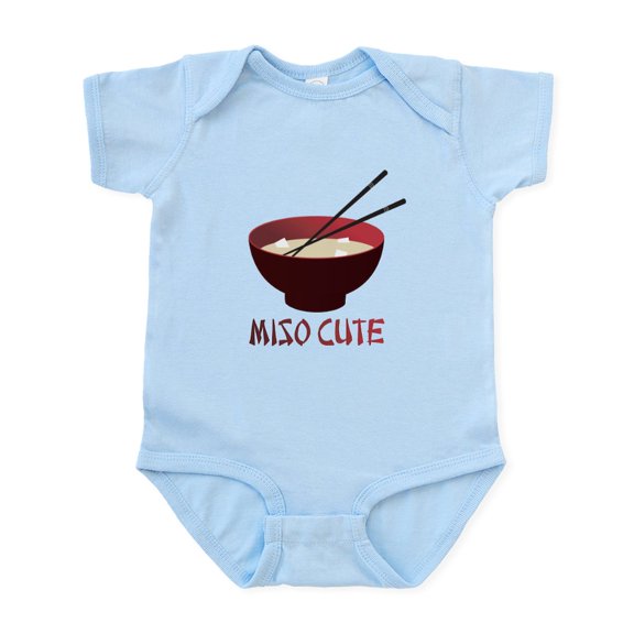 CafePress - Miso Cute Infant Bodysuit - Baby Light Bodysuit, Size Newborn - 24 Months