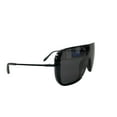 thumbnail image 5 of Quay Australia Take A Number Shield Sunglasses Black Smoke Polarized, 5 of 9