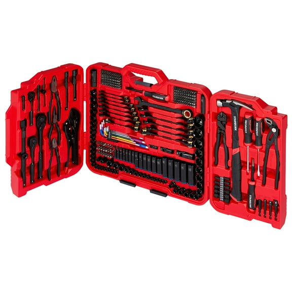 STARWORK TRUE MECHANIC 306-Piece Mechanics Tool Set and Socket Set, Comprehensive Tool Kit, Automotive Repair Tool Set, Professional