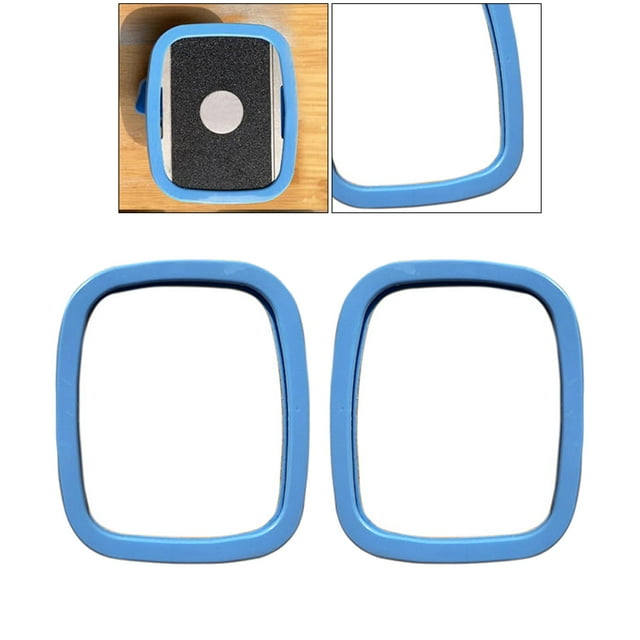 2 Pcs Patins de Route Rectangulaires Protecteurs - Bleu