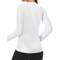 thumbnail image 4 of Camiseta de Protección Solar AURUZA para Mujer con Manga Larga y UPF50+ Blanca Talla L, 4 of 7