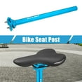 thumbnail image 2 of Unique Bargains Bicycle Seatpost Adjustable 27.2x400mm Seat Post for Mountain MTB Road Bike BMX Aluminum Alloy Blue, 2 of 6