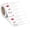 Red Heart, variant on 500 Pcs Jewelry Tags Roll for Necklace Earring Price Identify, Labelchoice Rectangle Shape Self Adhesive White Blank Dumbbell Jewelry Stickers Labels for Bracelet, Ring, Clothing Display