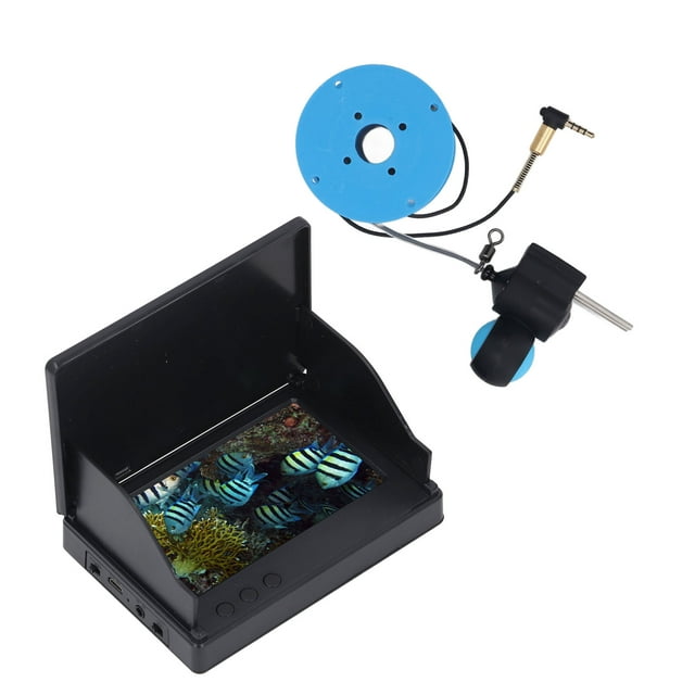 Kit de Cámara de Pesca Submarina, Buscador de Peses con Vídeo Portátil, Cámaina de Pesca en Hielo hd A Prueba de Agua de 4,3 Pulgadas, Buscador de Peces Profesional, Ayuda de