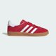 thumbnail image 5 of Adi-das Gazelle Indoor Scarlet Red White Gum Suede Men's Shoes Sz 13 (H06261), 5 of 6