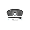 thumbnail image 4 of Tifosi Optics Sledge Lite Sunglasses - Matte White Frame/Smoke/AC Red/Clear Lenses - 1670101201, 4 of 4