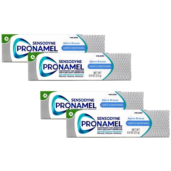 Sensodyne Pronamel Gentle Whitening Anti-Cavity Fluoride Toothpaste Alpine Breeze 0.80 oz (Pack of 4)