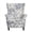 Toile De Jouy Hummingbird Peony Flower, variant on Jiueut Golden Retriever Hibiscus Plumeria Palm Leaves Print Wingback Chair Slipcover 2-Piece Armchair Protector Soft Furniture Cover for Leather Fabric Armchair, Non-Slip Separate Cushion Cover