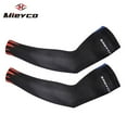 thumbnail image 3 of Manchons de Sport pour Hommes, Cyclisme, Course, Vélo, Protection UV, Manchette de Protection, Chauffe-Bras de Vélo, Blanc G, 3 of 6