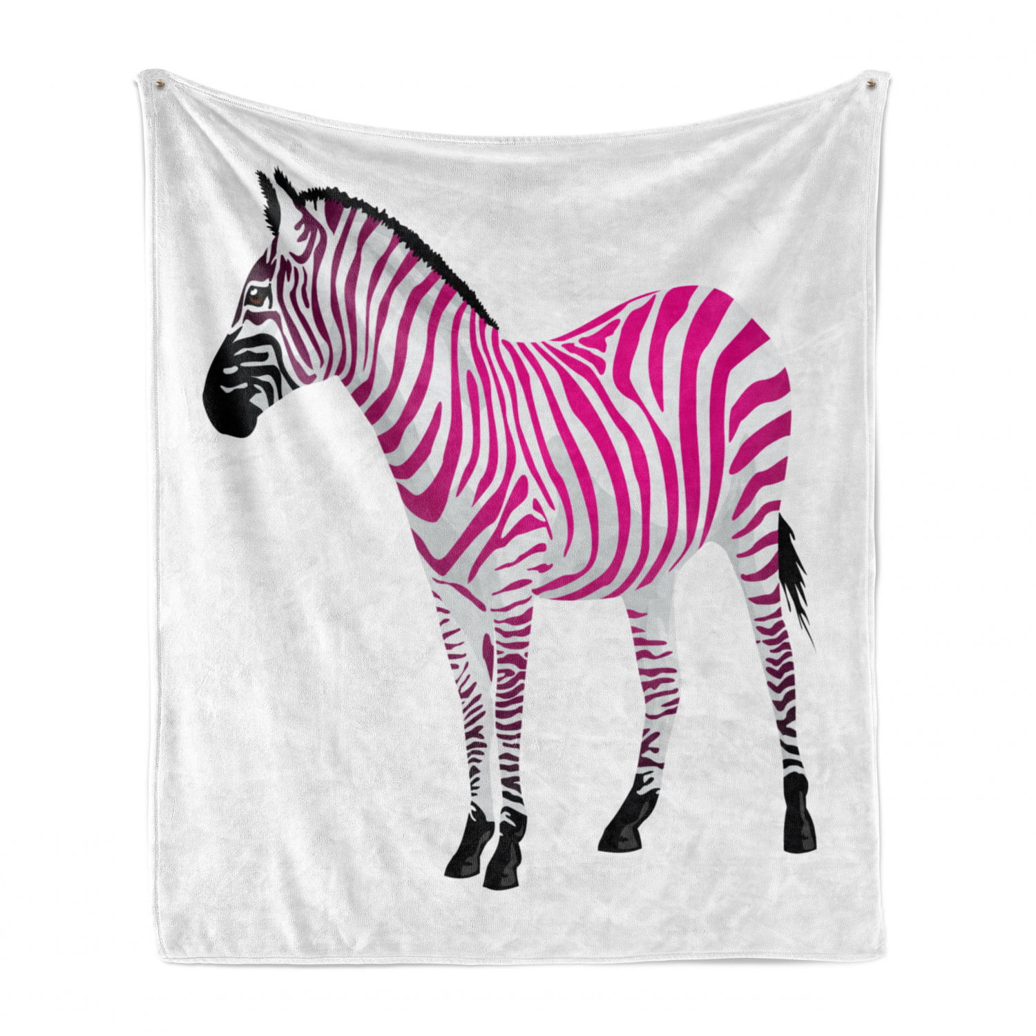 Zebra Colorful Pattern Flannel Blanket,Soft Bedding Fleece Throw Couch Cover Decorative Blanket for Home Bed Sofa & Dorm 60x50