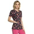 thumbnail image 6 of Cherokee Infinity Women Medical Scrubs Top V-Neck CK634, S, What A Speck-tacle!, 6 of 7